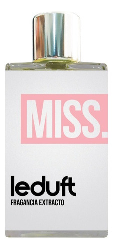 Perfume Fragancia Extracto Leduft Miss.d 100ml