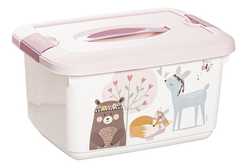 Caja Organizadora Infantil 5,2 Lts Plástica 28 X 15 X 20 Cm