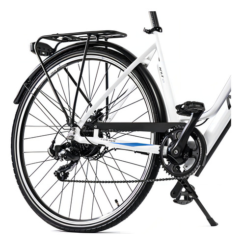 Bicicleta Electrica R 700 Urbana 7 Pasos T-aec-tda41z Color Blanco Tamaño del cuadro M