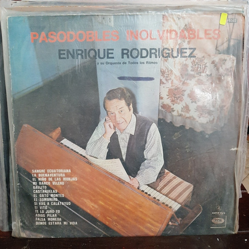 Vinilo Enrique Rodriguez Pasodobles Inolvidables T3