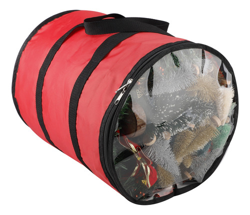 Bolsa De Almacenamiento De Luces Navideñas Rojas