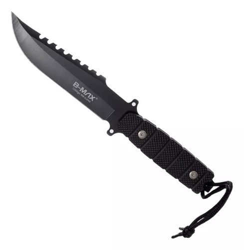 Cuchillo táctico negro - Sastreria Militar