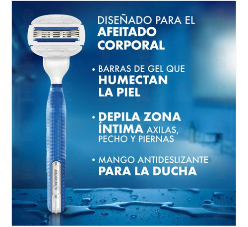 Gillette Mach3 Cuerpo Kit De Estuche, 1 Maquina, 1 Repuesto