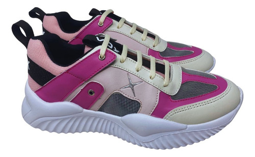 Tenis Casual Para Mujer Con Cordones Vox Leire - 4001