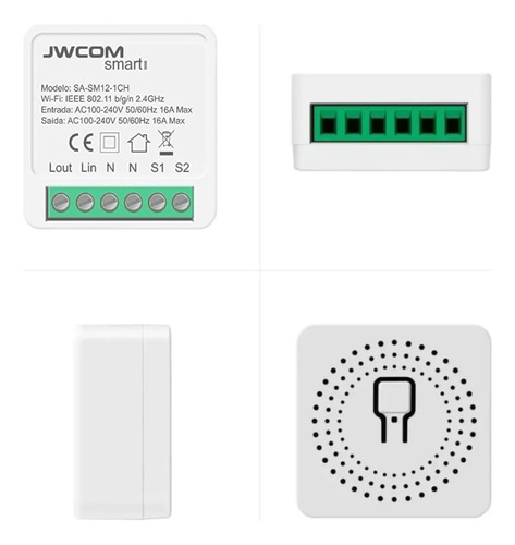Interruptor Inteligente Mini Módulo Wifi Automação Smartlife