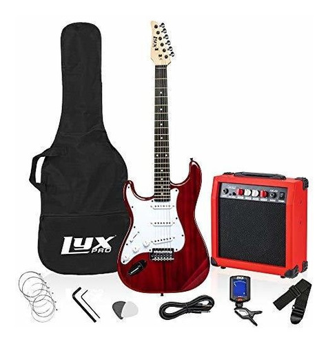 Lyxpro - Guitarra Eléctrica Para Zurdos De 39 Pulgadas Y Kit