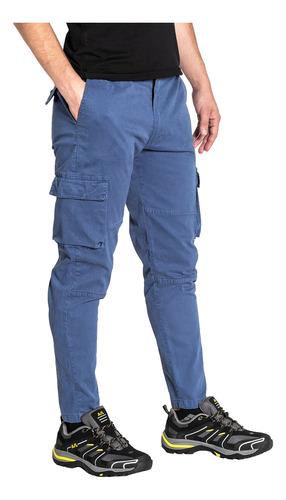 Pantalon Cargo Explore Azul Aire Libre