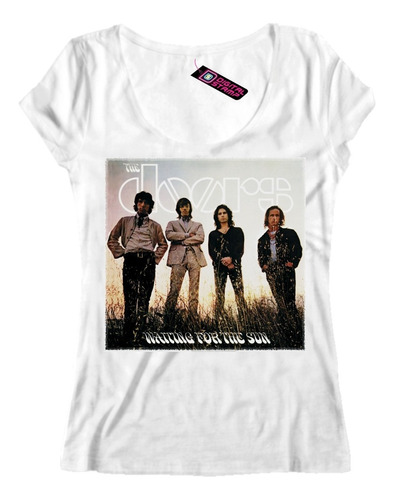 Remera The Doors Wainting For The Sun Morrison 13 Mujer Dtg