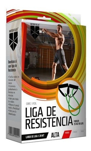 Liga De Resistencia Alta Armor Blue Fitness