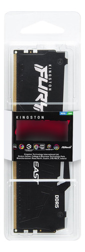 Memoria Kingston Fury Beast 32gb Ddr5 6000mhz Rgb Black