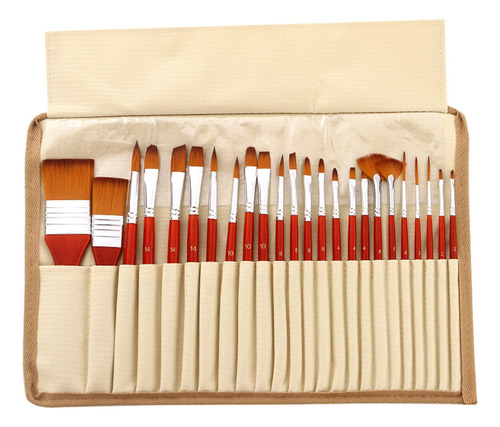 Bolsa De Pincel, Kits Faciais, 24 Peças De Artesanato Corpor