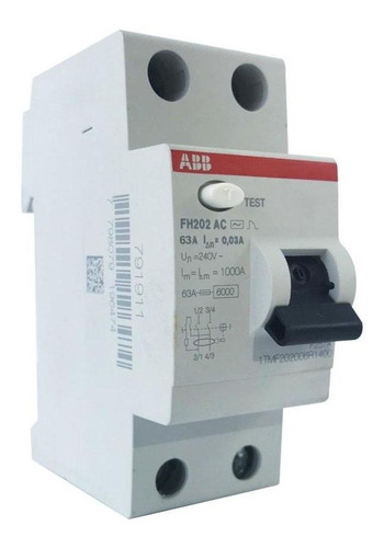 Interruptor Diferencial Residual - Fh202 Ac-63/0,03