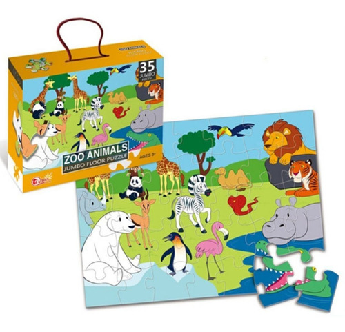 Mega Puzzle 35 Pcs Zoologico