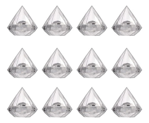 Cajas Dulces Embalaje 12 Cajas Dulces En Forma Diamante Caja