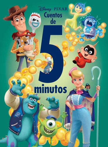 Pixar. Cuentos De 5 Minutos, De Disney. Editorial Libros Disney, Tapa Dura En Español