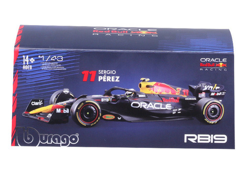 Auto Rb19 Redbull Racing Checo Perez, Fórmula 1 Edición 2023