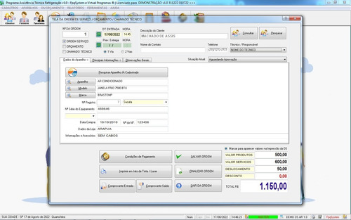 Software Assistência Técnica Para Ar E Refrigeração V1.0