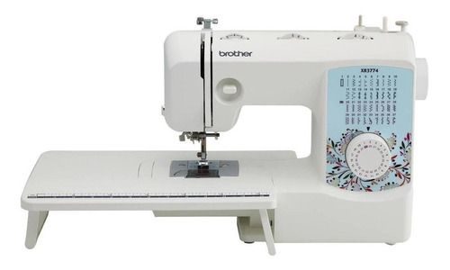 Máquina de coser recta Brother XR3774 portable blanca 110V