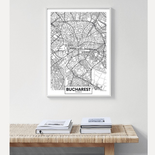 Cuadro - 20x30 Cm - Mapas