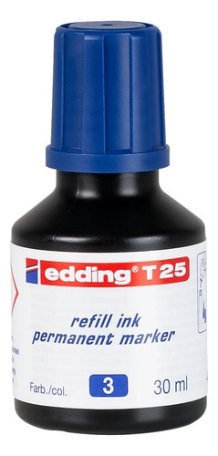 Tinta Edding T-25 Permamente Para Marcador Recargable T25
