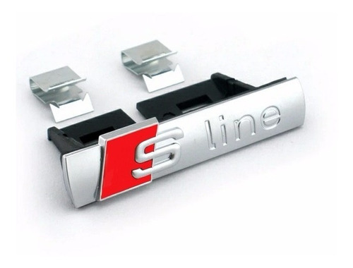 Emblema Audi Sline Para Parrilla,s3 S4 A3,a4,a5,a6,a8,q3,q5,