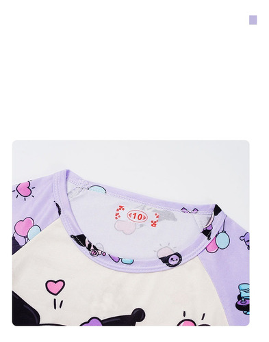 Set De Pijama Hello Kitty Thin Con Dibujos Animados Para Niñ