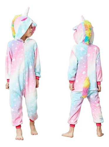 Pijama Enterizo Infantil Ultra Soft Súper Calentitos Kawaii