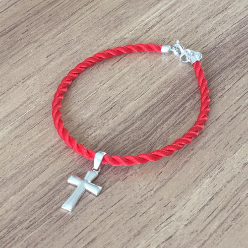 Imagen 5 de 10 de Dije Cruz Lisa De Plata .925 Agálea Joyería