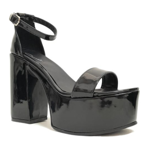 Imagen 3 de 4 de Sandalias Sasha Charol Black
