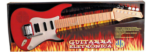 Guitarra Infantil Eletronica Ritmo Rock Dtc Unidade