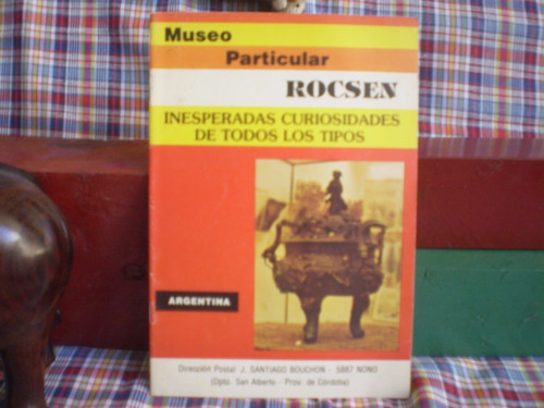 Catalogo.museo Particular.rocsen-de Colecio.impec.m.b.estado