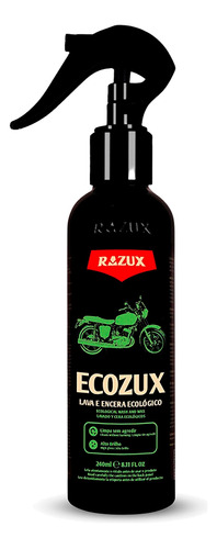 Ecozux Razux Lava A Seco Encera Com Carnaúba Ecológico 240ml