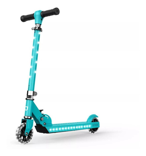 Patineta Jetson Júpiter Luces Led Scooter Plegable Verde / J