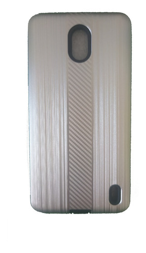 Imagen 2 de 2 de Protector Funda Cepillado Mas Vidrio Templado Para Nokia 2