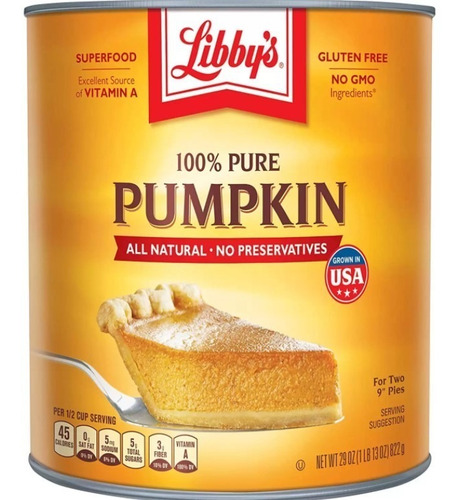 Puré De Calabaza Libby's 822 G