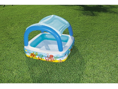 Imagen 5 de 9 de Pileta Inflable Bestway 52192 Con Techo Extraible 265 Lt