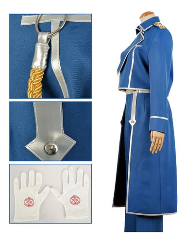 Disfraz De Roy Mustang Disfraz De Anime Fullmetal Alchemist