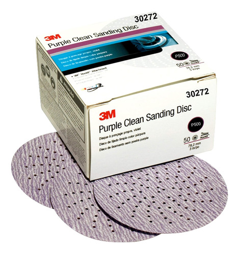 3m Disco Lijador Purpura De 3 Pulgadas 3  P500  1