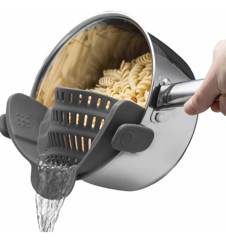 Kitchen Gizmo Snap N Strain - Colador De Silicona Ajustable