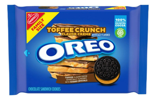 Galleta Oreo Toffee Crunch Limited Edition 482g