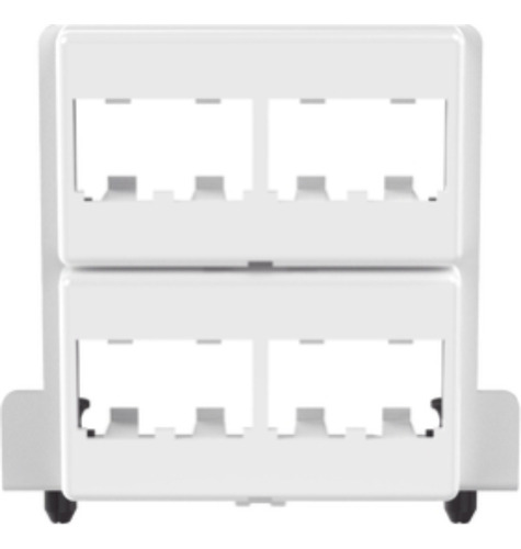 Patch Panel De 8 Puertos Mini-com, Para Uso Con Gabinetes