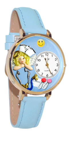 Reloj Mujer Whimsical Watches G-0620030 Cuarzo Pulso Azul En