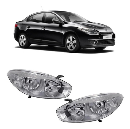 Juego De Opticas Renault Fluence 2011 2012 2013 2014