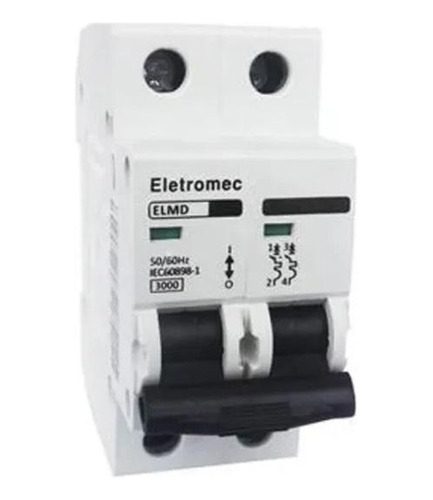 Disjuntor Eletromec Bipolar 25a Tipo C 127/220v - Eaton
