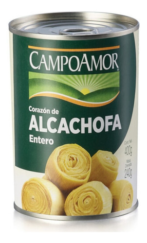 Corazon De Alcachofa Campoamor Enteros 400g