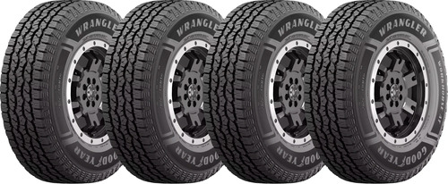 Kit de 4 neumáticos Goodyear Wrangler Workhorse AT LT 225/70R17 108 T