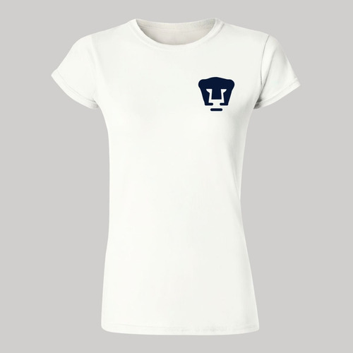 Playera Pumas Unam Mujer Logo Azul