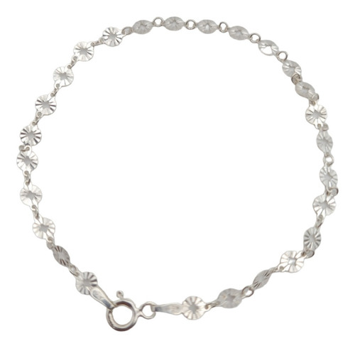 Pulsera Mujer Plata Fina Italiana 925 Diseño Sol