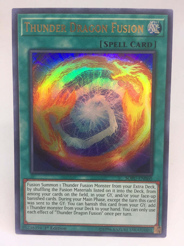 Thunder Dragon Fusion Ultra Yugioh