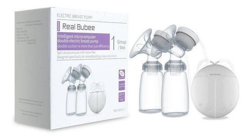 Extractor Doble D Leche Materna Eléctrico Usb 2 Botellas